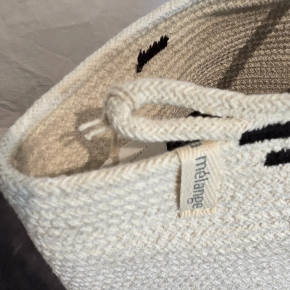 *NWT* Mia Melange Woven Storage Basket